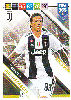 Federico Bernardeschi Juventus FC 2019 FIFA 365 #186